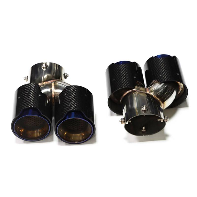 Auto Auspuff Endrohr Für G20 G21 M340i 304 Edelstahl Schalldämpfer Spitze Düse Quad Auto Auspuff Endrohr Auto Auspuffrohr(MPECarbon Fiber C) von Ropaix