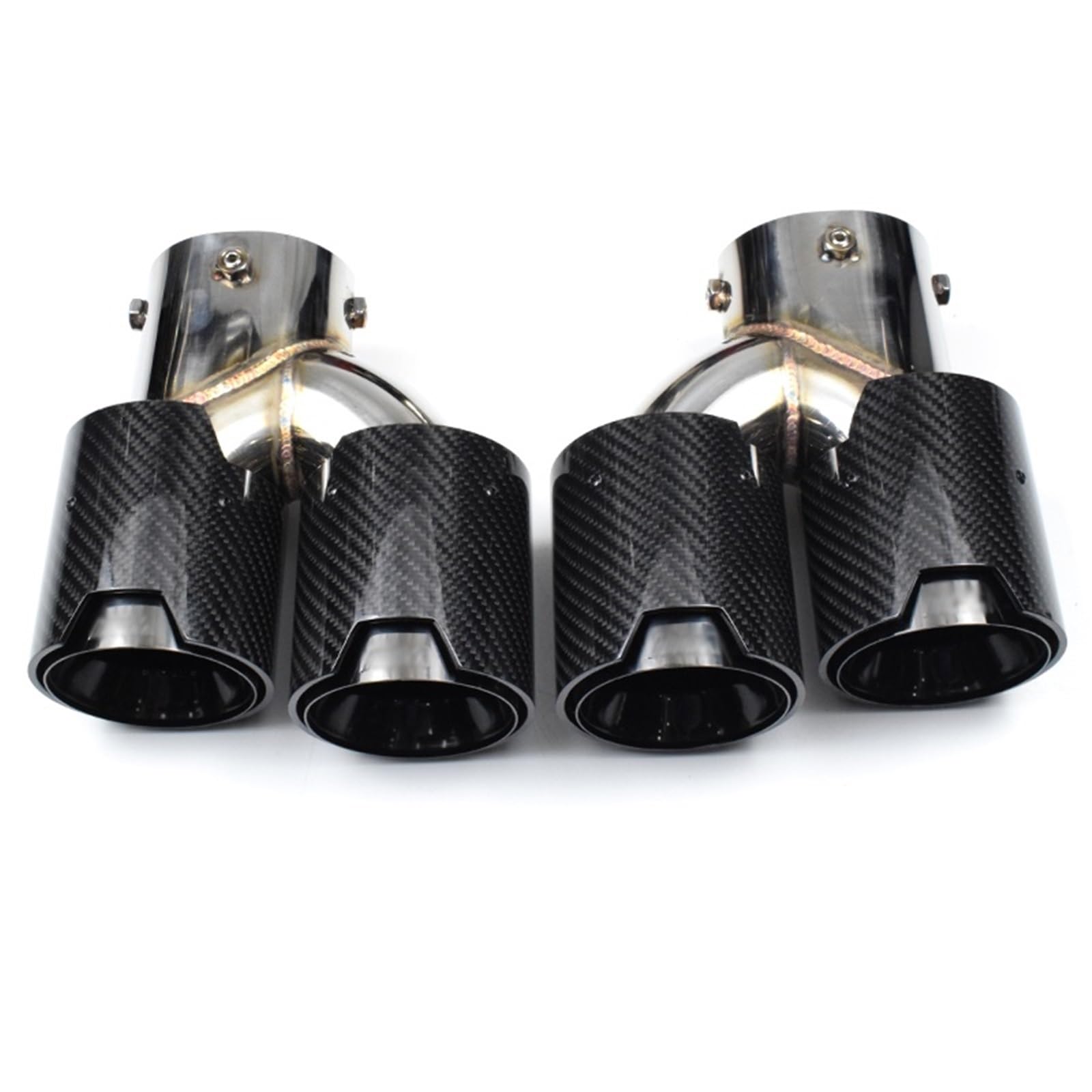 Auto Auspuff Endrohr Für G20 G21 M340i G42 440i G22 M240i 2019+ Dual Quad Out M Schalldämpfer Spitze Abgasanlage Düse Auspuff Auto Auspuffrohr(Lavender) von Ropaix