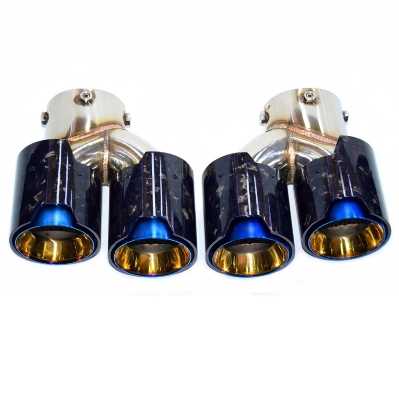 Auto Auspuff Endrohr Für G20 G21 M340i G42 M440i G22 M240i MPE 2019-2020 Schalldämpfer Spitze Auto Auspuffrohr Carbon Faser Auspuff Spitze Auto Auspuffrohr(I-) von Ropaix