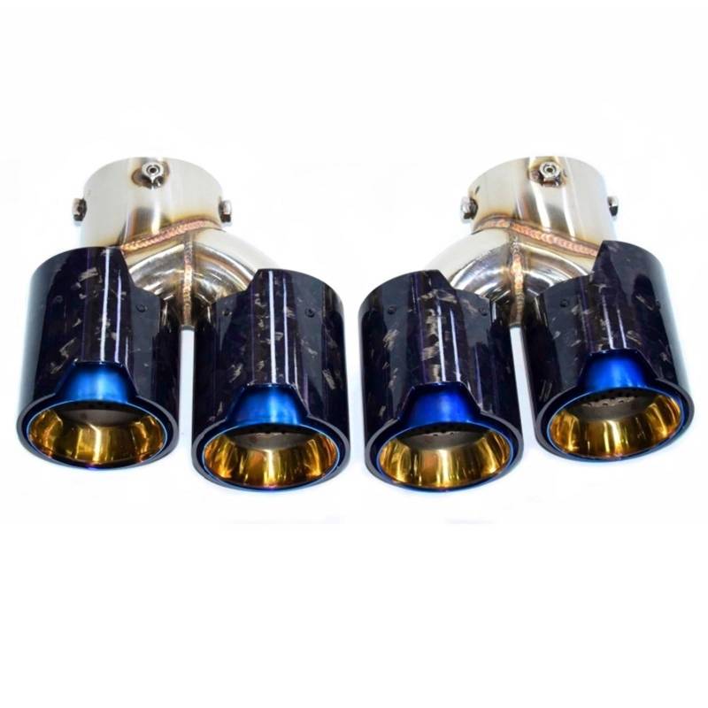Auto Auspuff Endrohr Für G20 G21 M340i G42 M440i G22 M240i MPE 2019-2020 Schalldämpfer Spitze Auto Auspuffrohr Carbon Faser Auspuff Spitze Auto Auspuffrohr(I-) von Ropaix