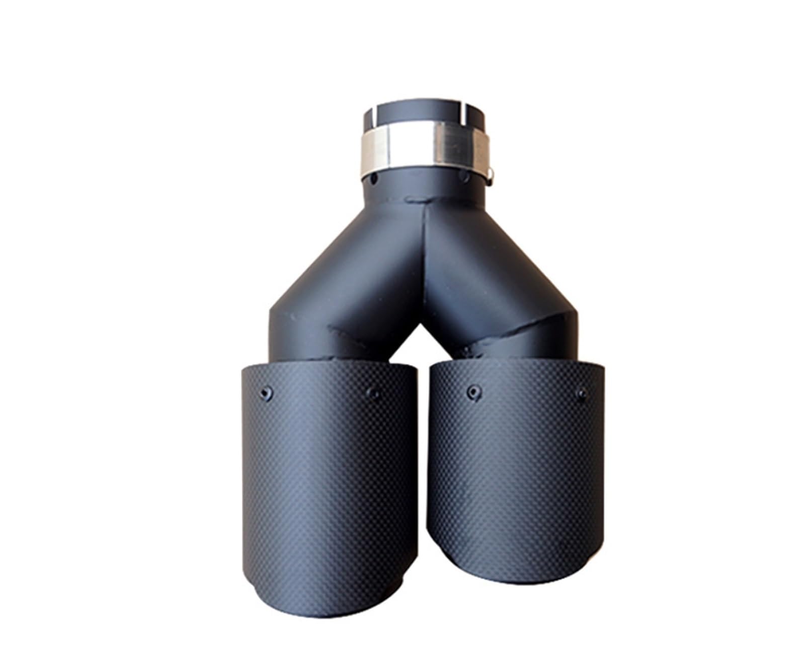 Auto Auspuff Endrohr Für Jeep usw. Universelles Autozubehör, echtes Carbonfaser-Auspuffrohr im Y-Stil Auto Auspuffrohr(Matte Right Side) von Ropaix