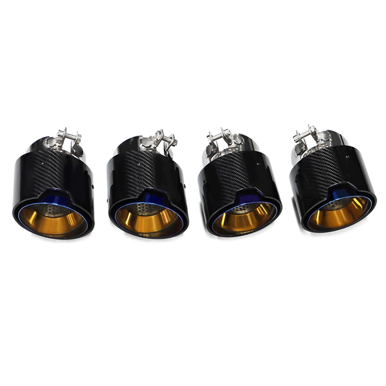 Auto Auspuff Endrohr Für M2 M3 M4 G80 G82 G83 G87 Abgasanlage Rohre Schalldämpfer Spitze Düse 4 Teile/los Carbon Faser Exhaut Tipps Auto Auspuffrohr(Carbon Fiber C) von Ropaix
