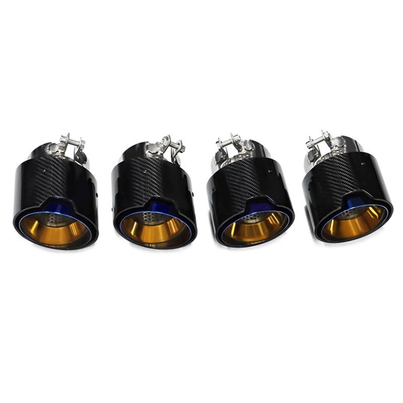 Auto Auspuff Endrohr Für M2 M3 M4 G80 G82 G83 G87 Abgasanlage Rohre Schalldämpfer Spitze Düse 4 Teile/los Carbon Faser Exhaut Tipps Auto Auspuffrohr(Carbon Fiber C) von Ropaix