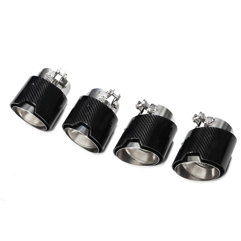 Auto Auspuff Endrohr Für M2 M3 M4 G80 G82 G83 G87 Abgasanlage Rohre Schalldämpfer Spitze Düse 4 Teile/los Carbon Faser Exhaut Tipps Auto Auspuffrohr(Carbon Fiber D) von Ropaix