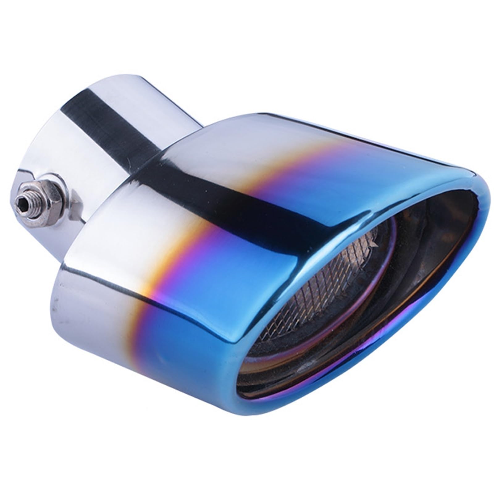 Auto Auspuff Endrohr Für Nissan Für Navara D40 2017-2023 1pieceTailpipe Schalldämpfer Spitze Hinten Schwanz Throat Auto Zubehör Auto Auspuffrohr(Style-B) von Ropaix
