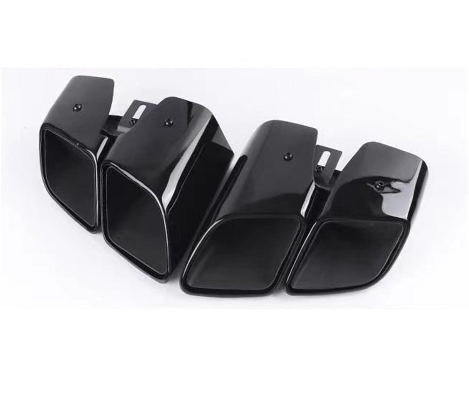 Auto Auspuff Endrohr Für Panamera 2,9 T 2009-2022 Auto Hinten Schwanz Throat Auspuffrohr Schalldämpfer Endrohr Schalldämpfer Spitze Auto Auspuffrohr(17-22 Style-D) von Ropaix