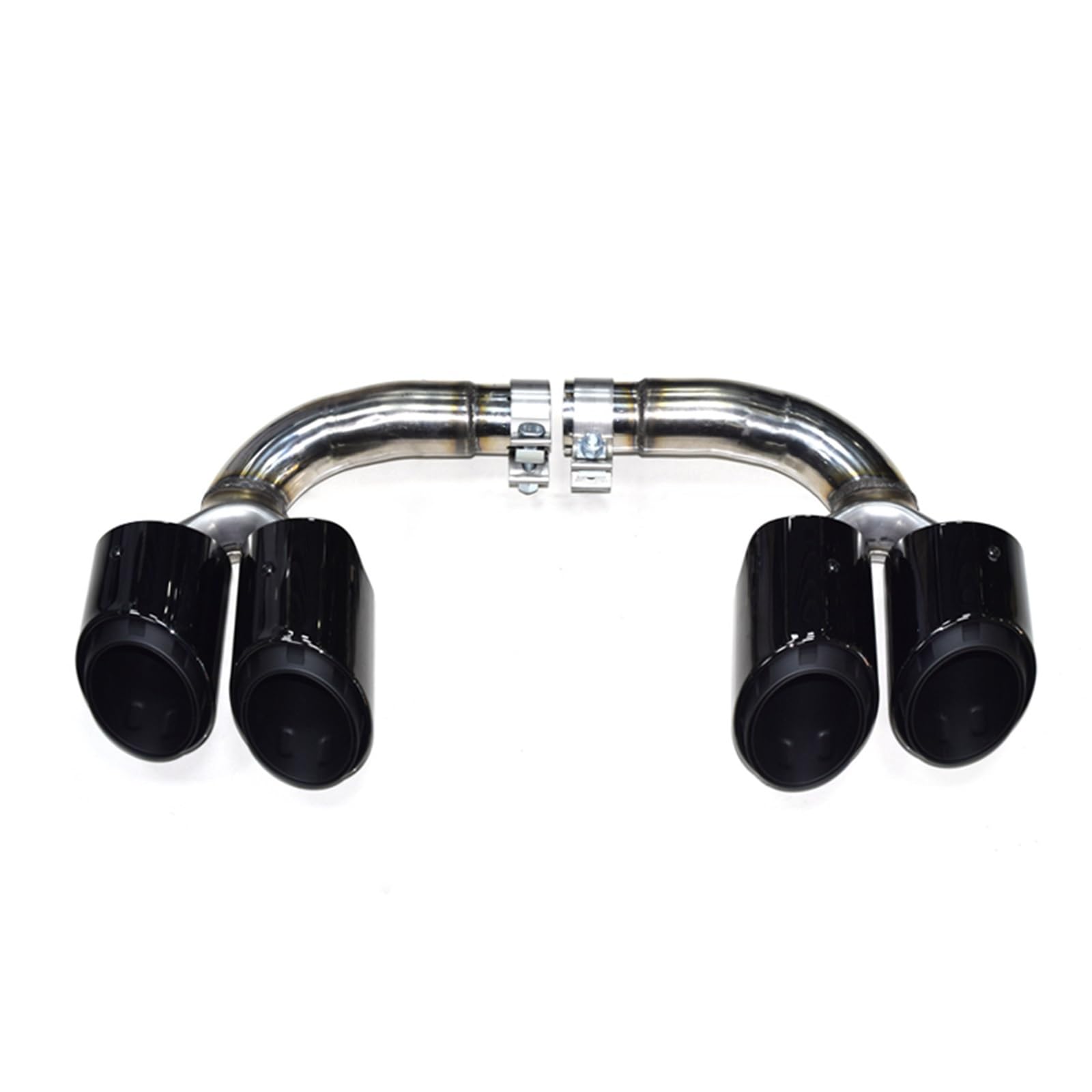 Auto Auspuff Endrohr Für Touareg 2,0 t 3,0 t 2019-2023 Abgasanlage Düse Edelstahl Endrohr Quad Auto Auspuff Spitze Schalldämpfer Spitze Auto Auspuffrohr(3.0T Diesel Black A) von Ropaix