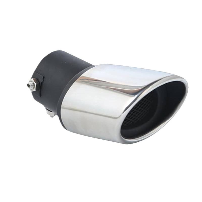 Auto Auspuff Endrohr Für Toyota Für Corolla 2007-2021 Auto Zubehör Auto Schalldämpfer Endrohr Edelstahl Auspuff Tipps Auto Auspuffrohr(07-18 Silver) von Ropaix