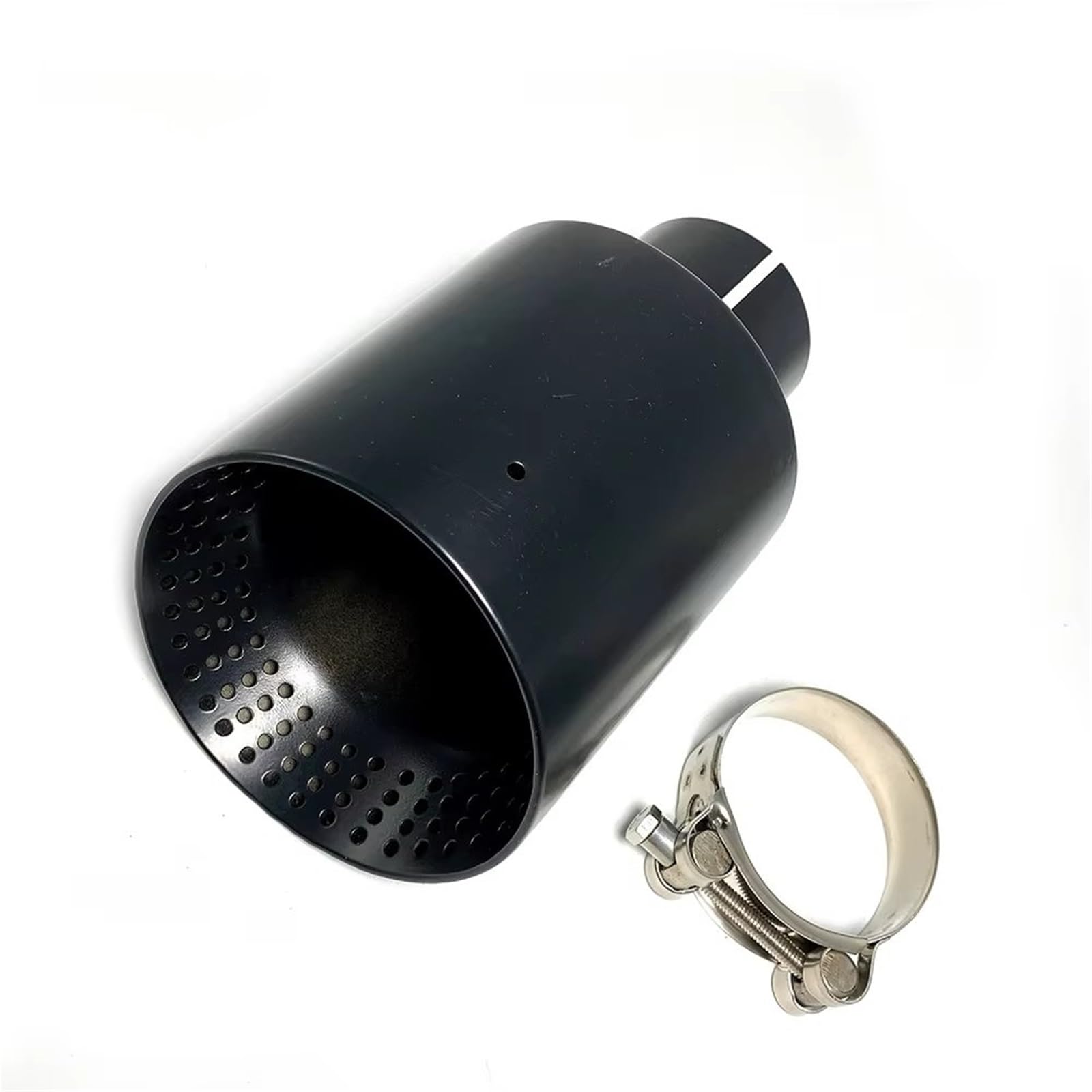 Auto Auspuff Endrohr Für VW Für GTI MK7 Für Golf 7 Auspuffdüse 1 Stück Mattschwarz Edelstahl Auto Schalldämpfer Spitze System Rohr Universal Auspuffspitze Auto Auspuffrohr(ID 57mm-OD 89mm) von Ropaix