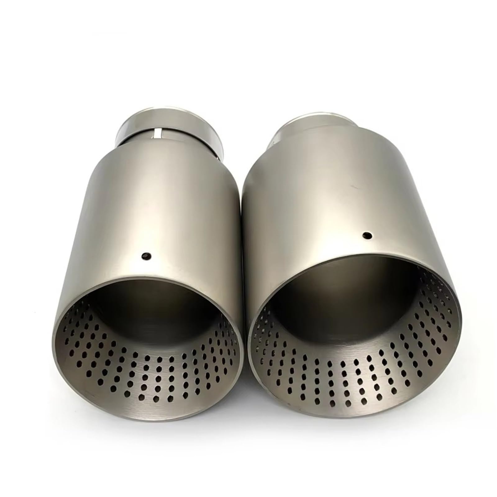 Auto Auspuff Endrohr Für VW Für GTI MK7 Für Golf 7 Düse Einzel Schalldämpfer Rohr 1 stück Auto Universal Auspuff System Spitze Auto Auspuffrohr(ID 57mm-OD 101mm) von Ropaix