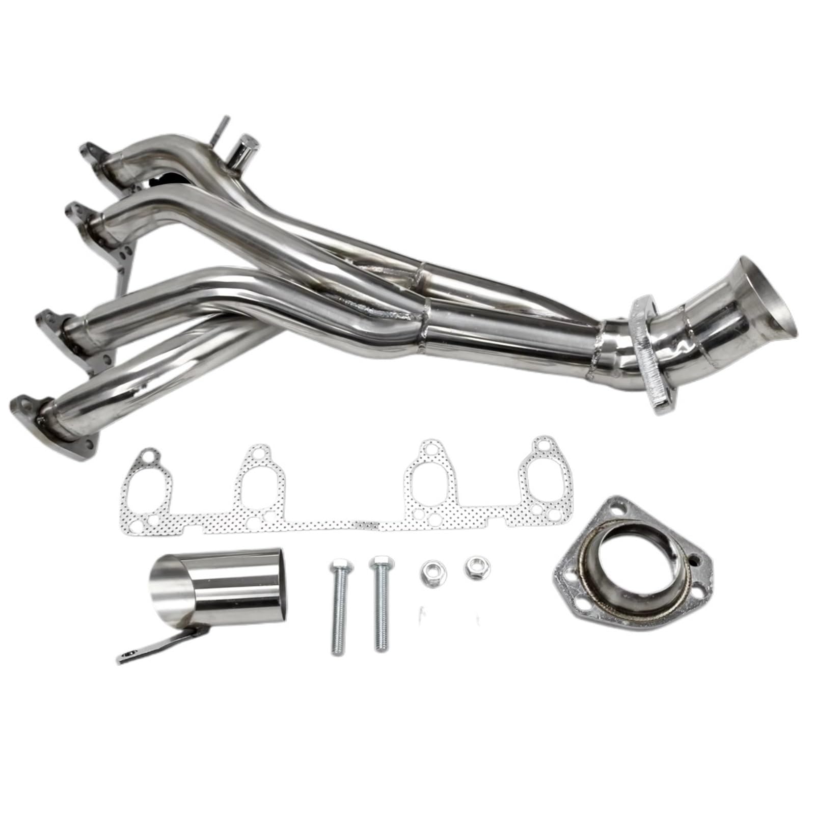 Auto Auspuff Endrohr Für VW Für Golf Für GTI Für Jetta 1,8 L 2,0 L 8V Mk2 Mk3 85-98 Racing abgaskrümmer Header Auto Auspuffrohr von Ropaix