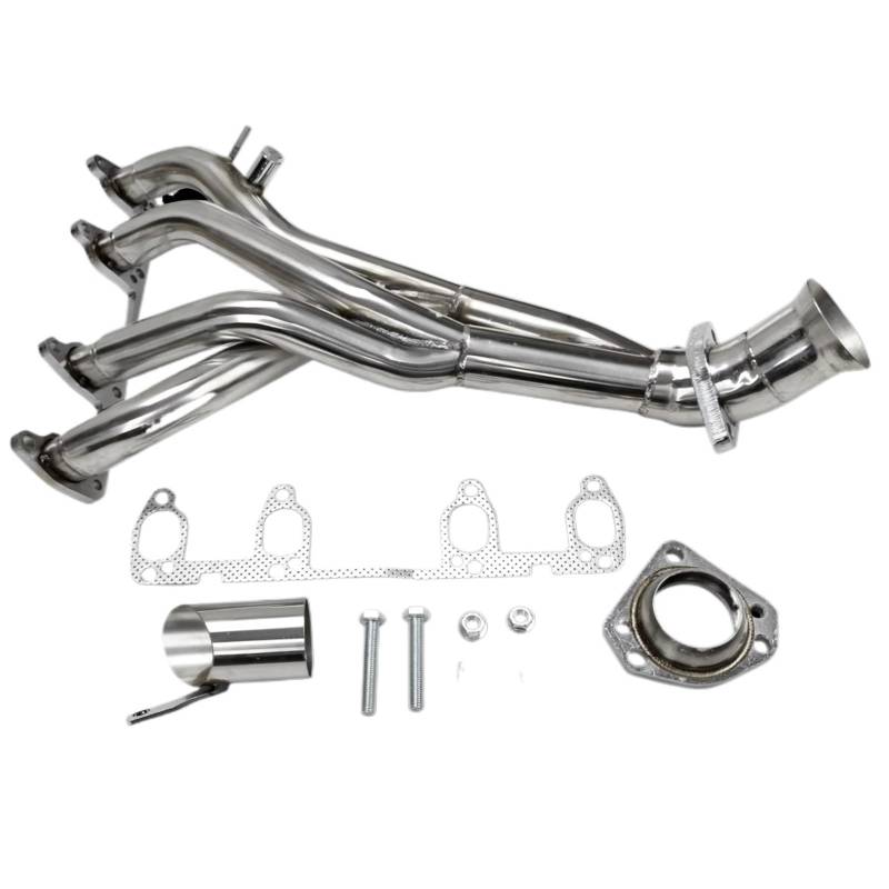 Auto Auspuff Endrohr Für VW Für Golf Für GTI Für Jetta 1,8 L 2,0 L 8V Mk2 Mk3 85-98 Racing abgaskrümmer Header Auto Auspuffrohr von Ropaix