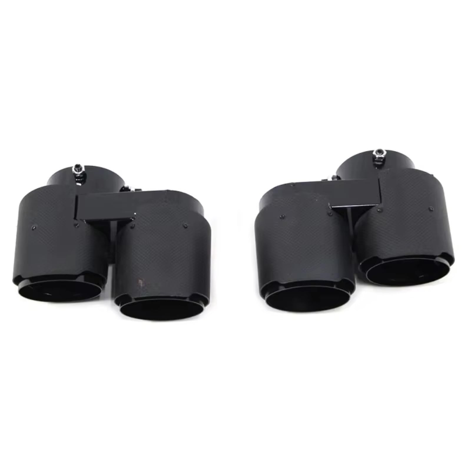 Auto Auspuff Endrohr Für X5 X6 X7 2020 Zu 2024 G05 G06 G07 Quad Endrohr Schalldämpfer Carbon Faser Auspuffrohr Spitze düse Auspuff Kopf Auto Auspuffrohr(Carbon Fiber) von Ropaix