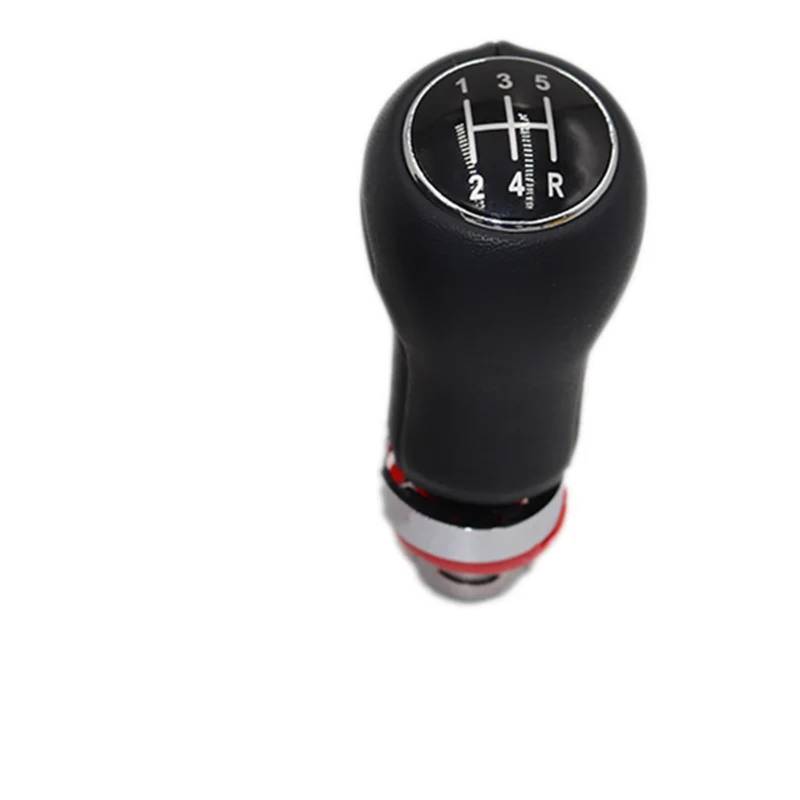 SCHALTKNAUF KNOPF Für A4 8E B6 B7 2000 2001 2002 2003 2004 2005 2006 2007 2008 Auto Shift Schaltknauf Hebel Gaitor Boot Abdeckung Schaltmanschette(12345R knob) von Ropaix