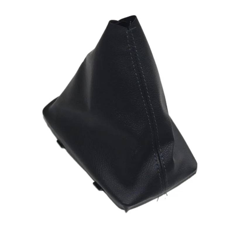 SCHALTKNAUF KNOPF Für A4 8E B6 B7 2000 2001 2002 2003 2004 2005 2006 2007 2008 Auto Shift Schaltknauf Hebel Gaitor Boot Abdeckung Schaltmanschette(Gear Boot Black line) von Ropaix
