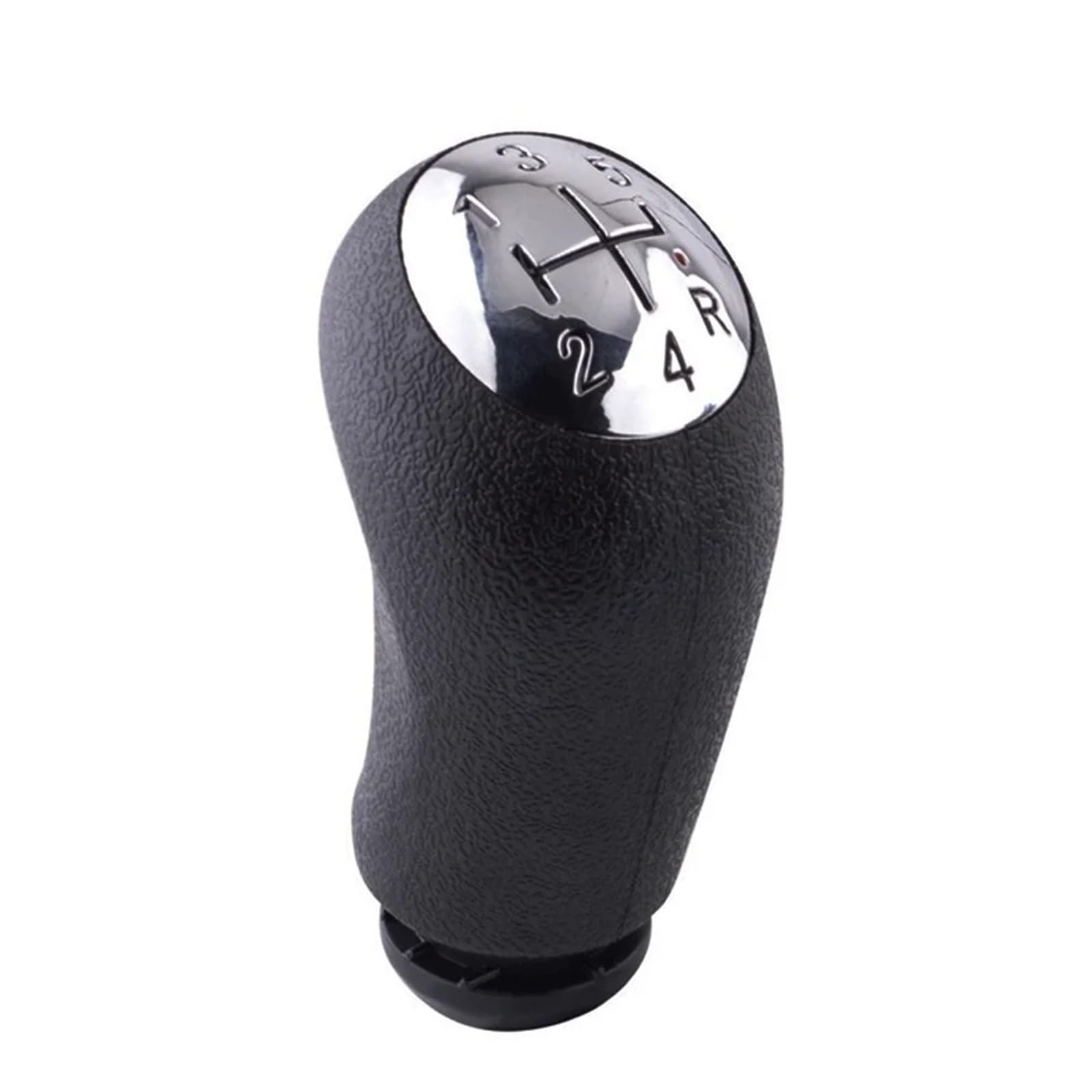 SCHALTKNAUF KNOPF Für Laguna Für Megane 2 MK2 II Für Clio 3 III MK3 Für Scenic 2 Auto 5 Gang Schaltknauf Schalthebelkopf Getriebegriffe Schaltmanschette(ABS Black) von Ropaix