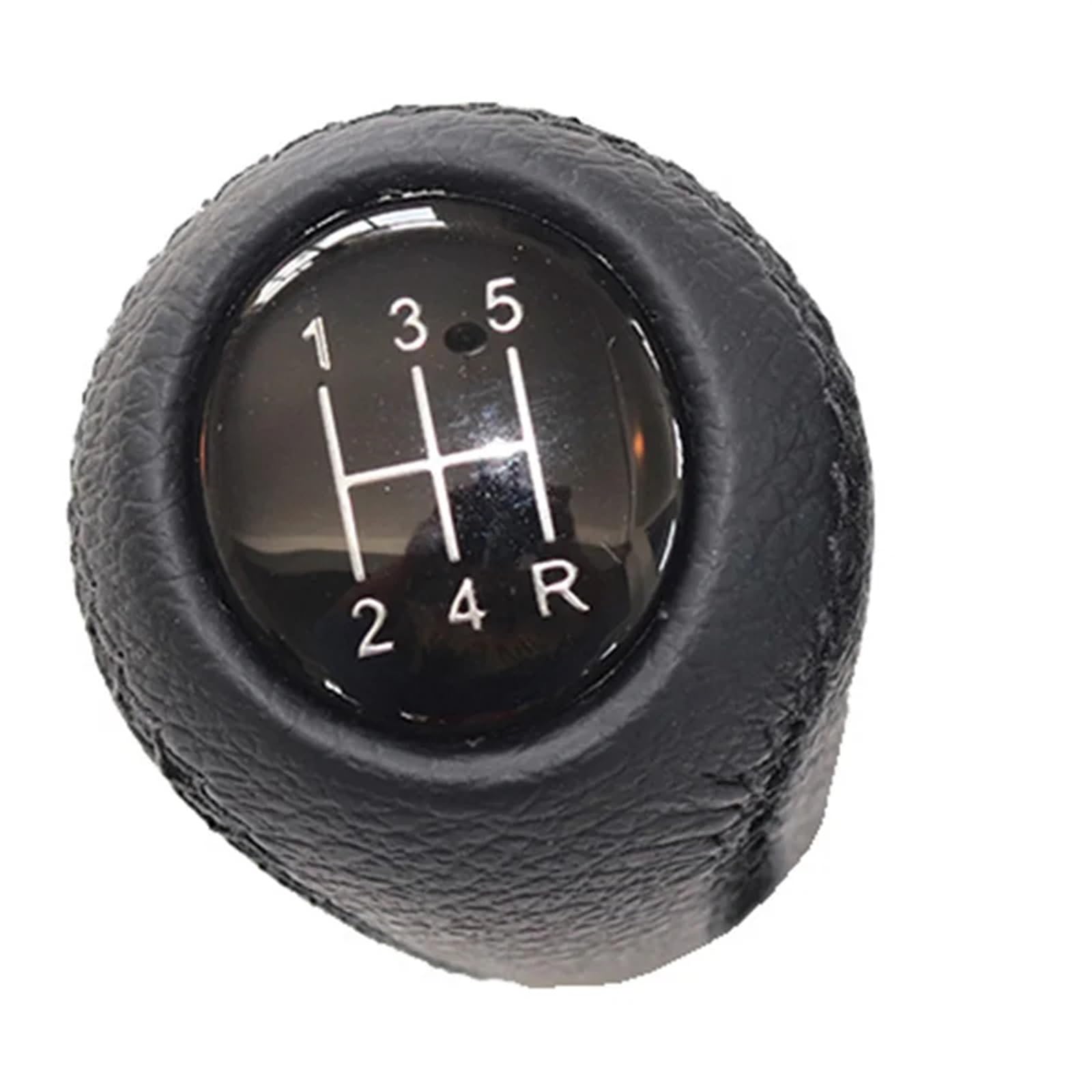 SCHALTKNAUF KNOPF Für Mazda 5 CR CW 2008 2009 2010 PU-Leder Auto Shift Schaltknauf Hebel Gaitor Boot Abdeckung Schaltmanschette(5 Speed knob Black) von Ropaix