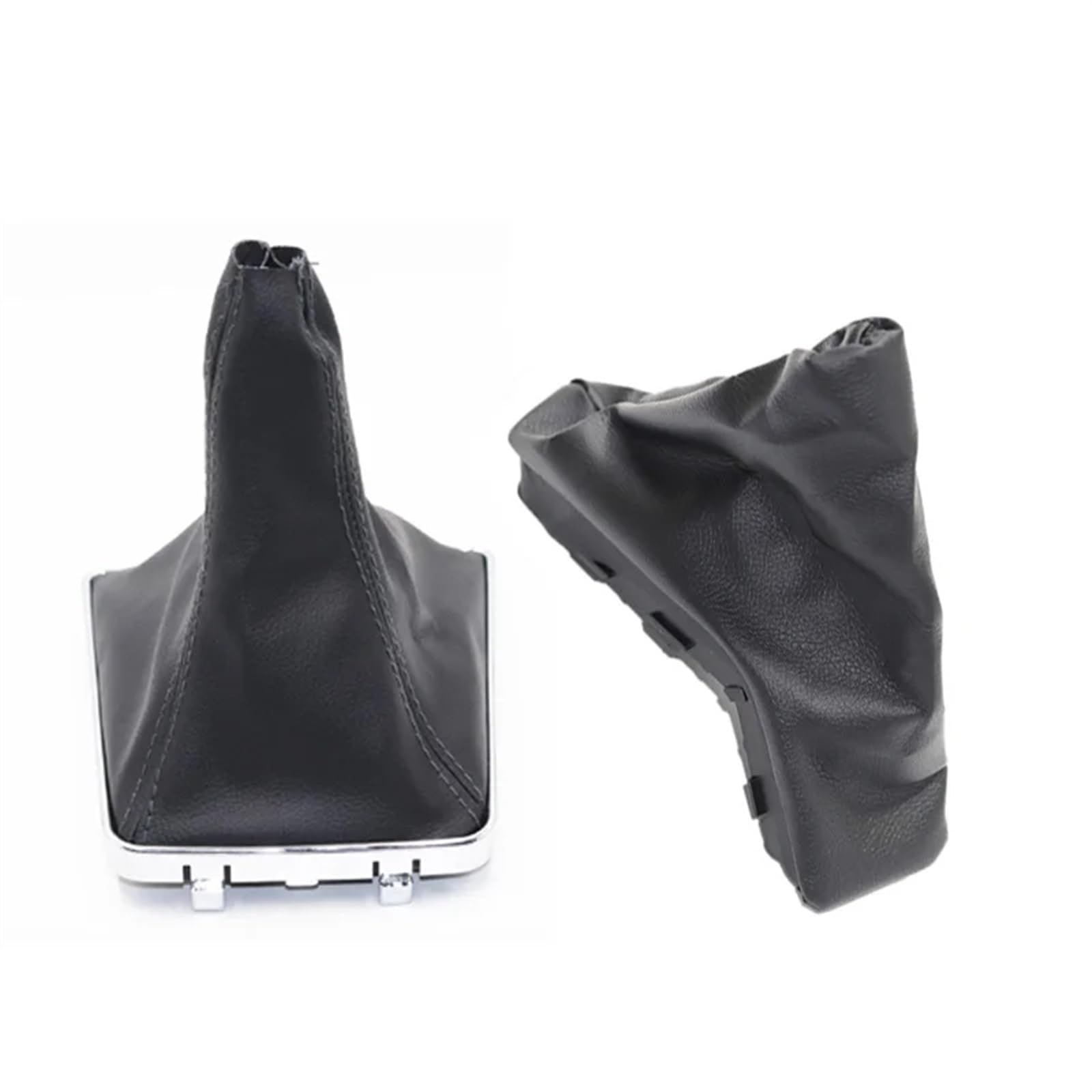 SCHALTKNAUF KNOPF Für Opel Für Astra H Handbremse Gamasche Schaltknauf Hebel Shifter Staub Jacke Hand Brems Gamasche Abdeckung Boot Schaltmanschette(Black line Set) von Ropaix