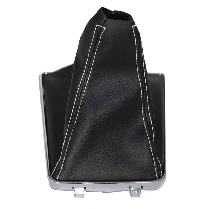 SCHALTKNAUF KNOPF Für Opel Für Astra H Handbremse Gamasche Schaltknauf Hebel Shifter Staub Jacke Hand Brems Gamasche Abdeckung Boot Schaltmanschette(White line Gear Boot) von Ropaix