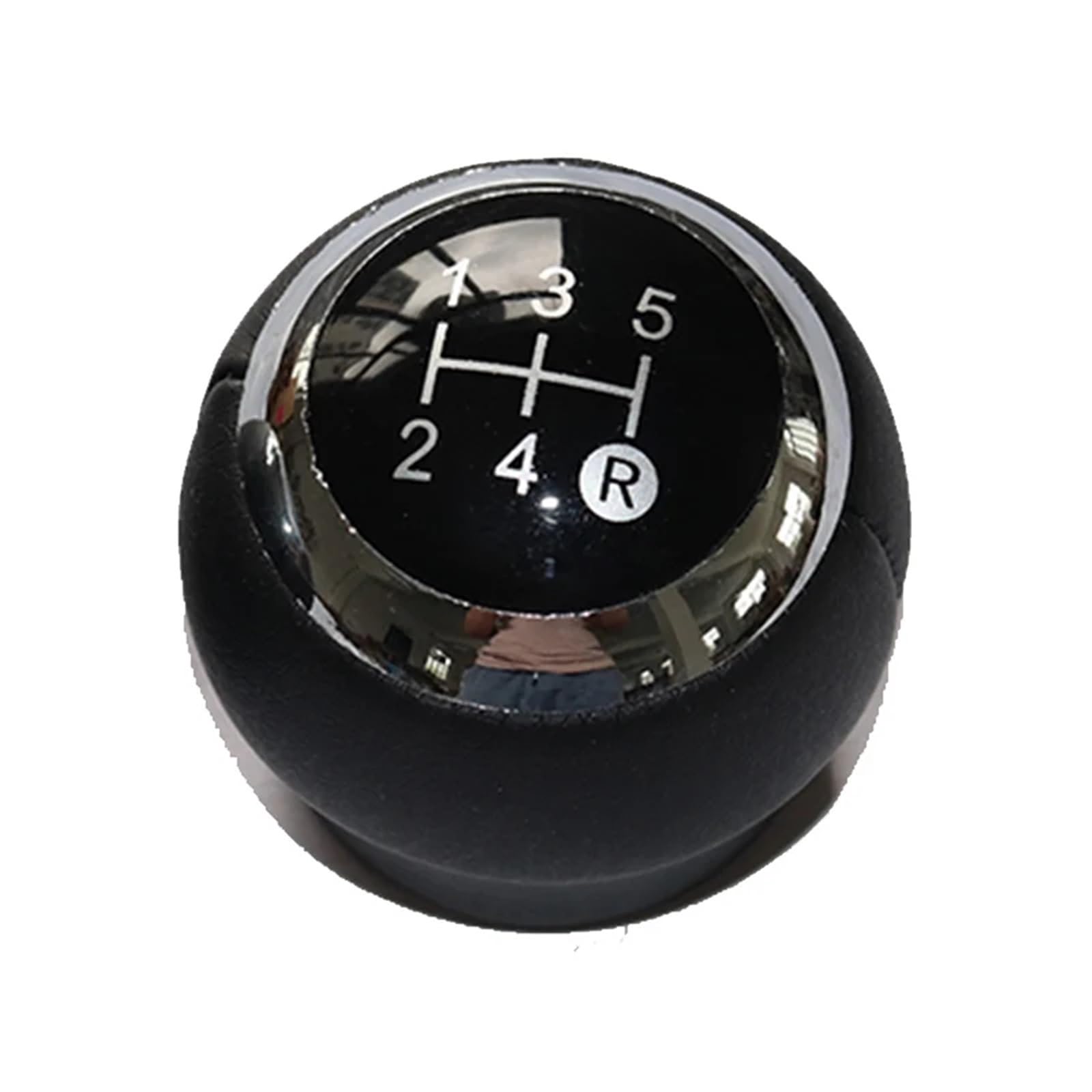SCHALTKNAUF KNOPF Für Toyota Für Auris 2007-2011 Autozubehör 5/6 Geschwindigkeit Auto Shift Schaltknauf Hebel Gaitor Boot Cover Schaltmanschette(5 Speed Black knob) von Ropaix