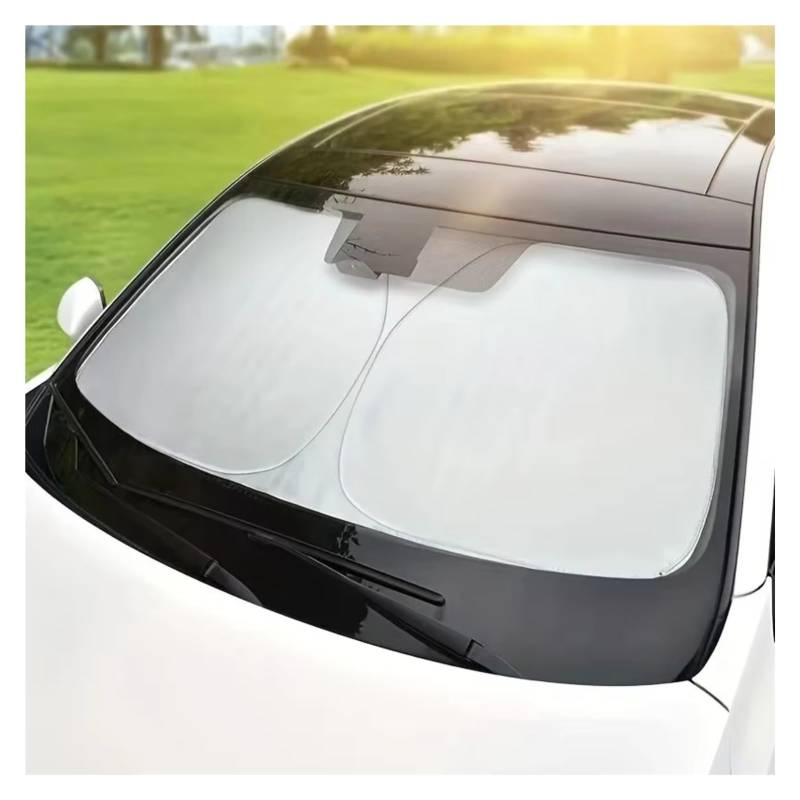 Sonnenschutz Auto Auto-Sonnenblende Für Die Windschutzscheibe, Sonnenschutz, Innenraumkühlung Frontscheibenabdeckung von Ropaix