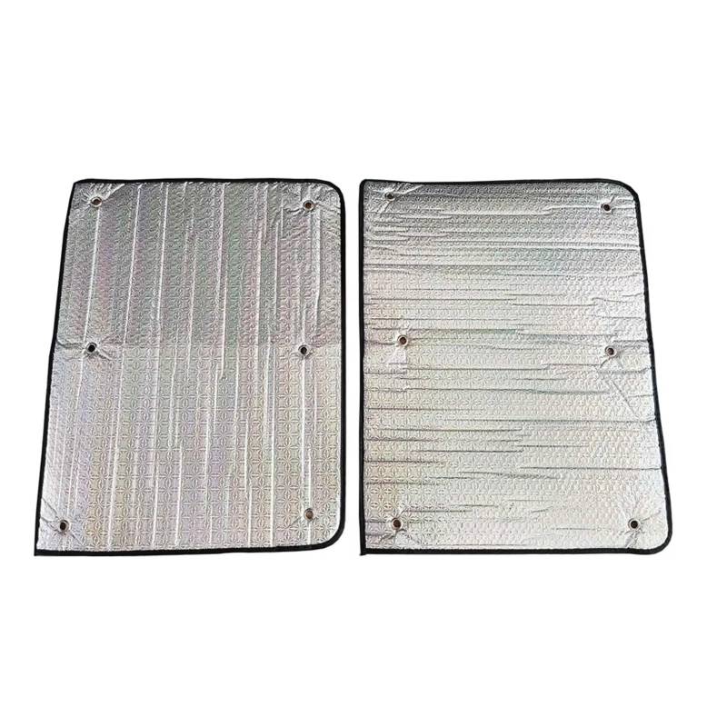 Sonnenschutz Auto Für BYD Für Atto 3 Für Yuan Für Plus Wärmedämmung Abdeckung Windschutzscheibe Sonnenschutz Aluminium Folie 2 X Auto Schiebedach Sonnenschirm Frontscheibenabdeckung von Ropaix