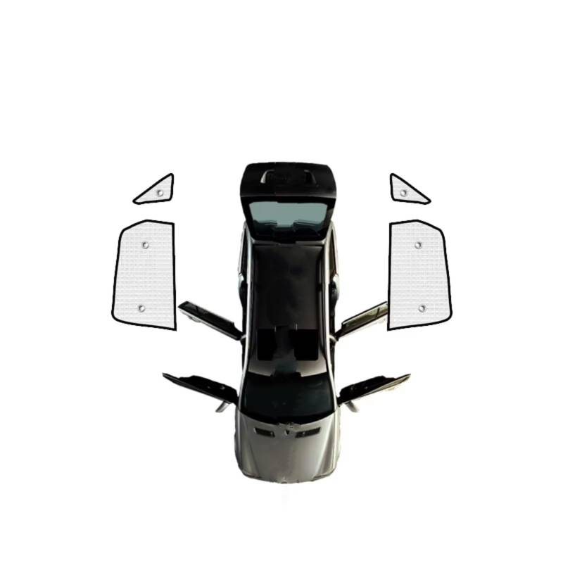 Sonnenschutz Auto Für Ford Für KUGA MK3 Für CX482 Autofenster Windschutzscheiben-Sonnenschutz UV-Schutzreflektor Sonnenschutz Auto Sonnenblende Frontscheibenabdeckung(Rear Windows) von Ropaix