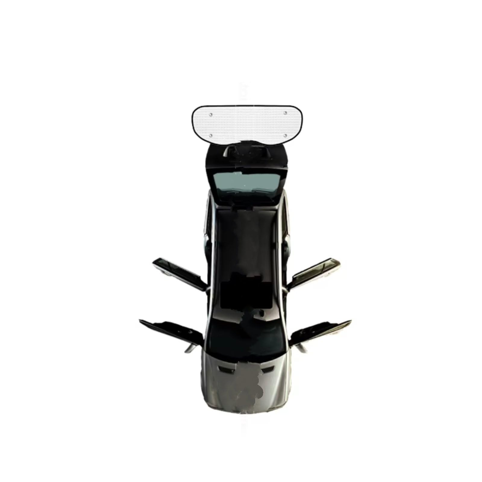 Sonnenschutz Auto Für Ford Für S-Max MK1 Für Smax 2007~14 Autofenster Windschutzscheiben-Sonnenschutz UV-Schutzreflektor Sonnenschutz Auto Sonnenblende Frontscheibenabdeckung(Rear Windshield) von Ropaix