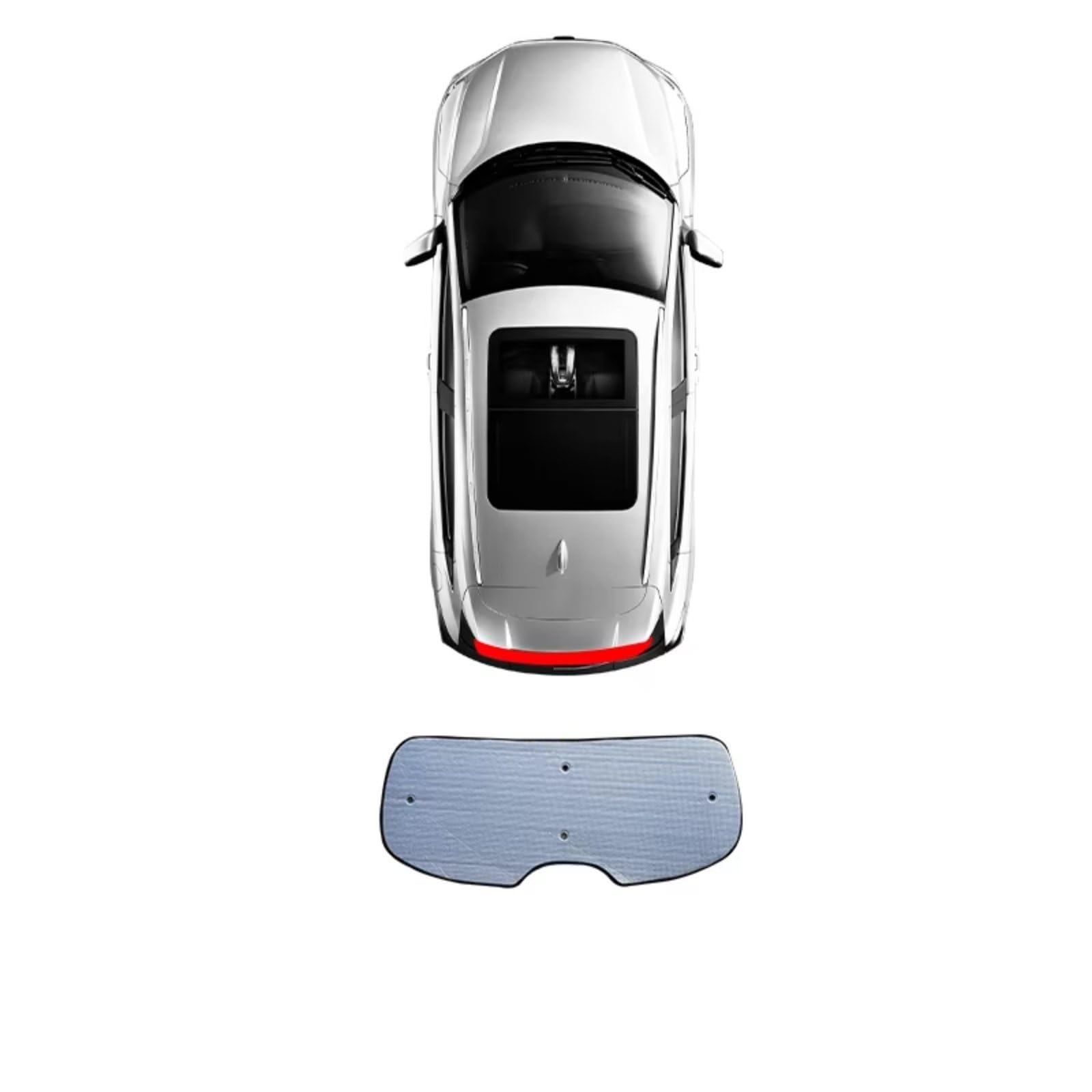Sonnenschutz Auto Für Great Für Wall Für Tank 300 2022 2023 Sonnenschirme UV-Schutz Vorhang Sonnenschutz Visier Frontscheibenschutz Frontscheibenabdeckung(1 X Rear) von Ropaix