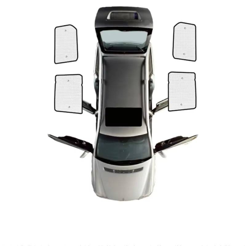 Sonnenschutz Auto Für Land Für Rover Für Discovery 4 2012 L319 LR4 Auto Sonnenschutz Fenster Sonnenschutz Abdeckungen Vollständige Abdeckung Sonnenschirme Frontscheibenabdeckung(Rear Windows) von Ropaix