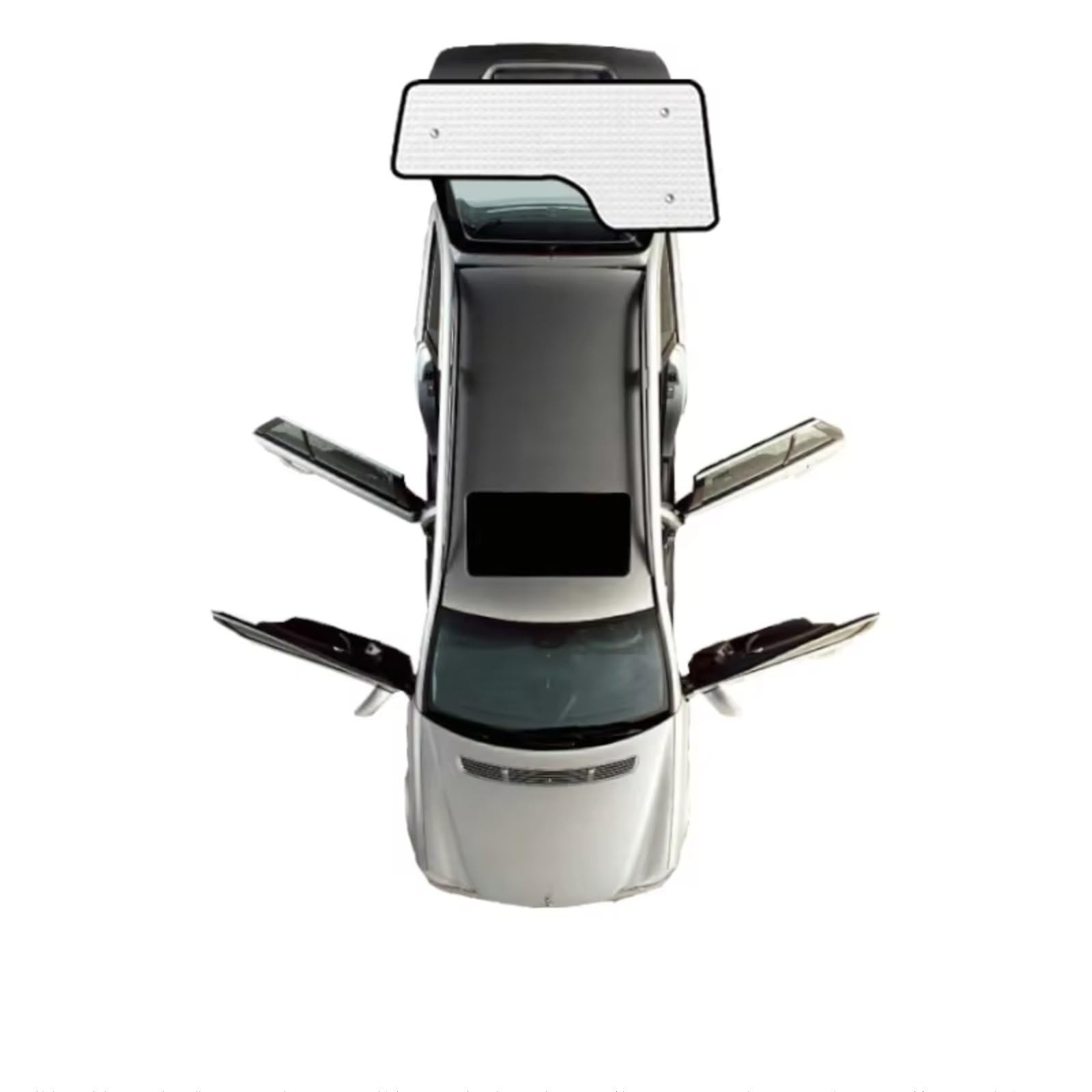 Sonnenschutz Auto Für Land Für Rover Für Discovery 4 2012 L319 LR4 Auto Sonnenschutz Fenster Sonnenschutz Abdeckungen Vollständige Abdeckung Sonnenschirme Frontscheibenabdeckung(Rear Windshield) von Ropaix