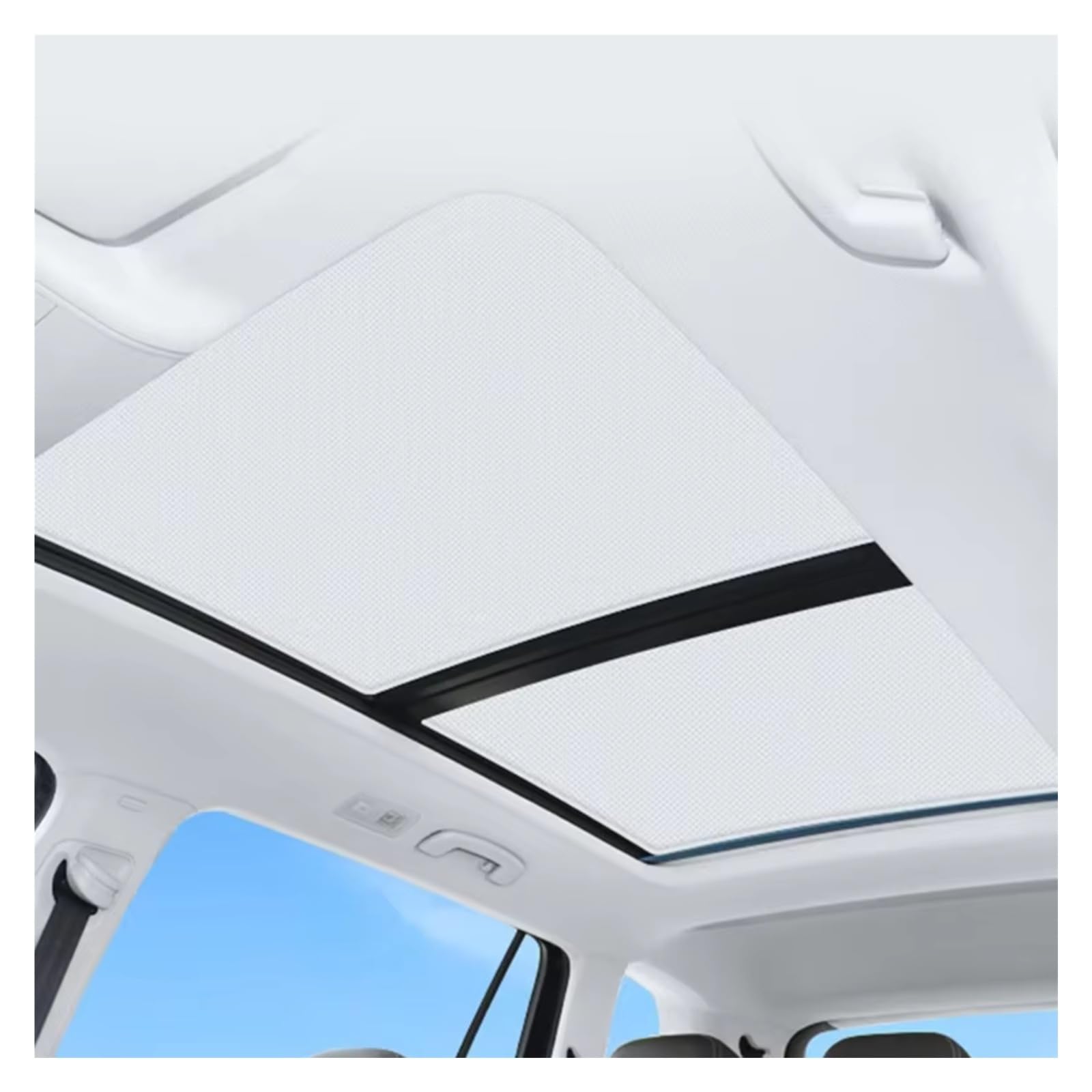 Sonnenschutz Auto Für Lexus RX Für ALA10 Für ALH10 2023 2024 Schiebedach Sonnenschirm Dachfenster Rollo Schattierung Aufkleber Auto Dach Sonnenschirm Frontscheibenabdeckung(Beige) von Ropaix