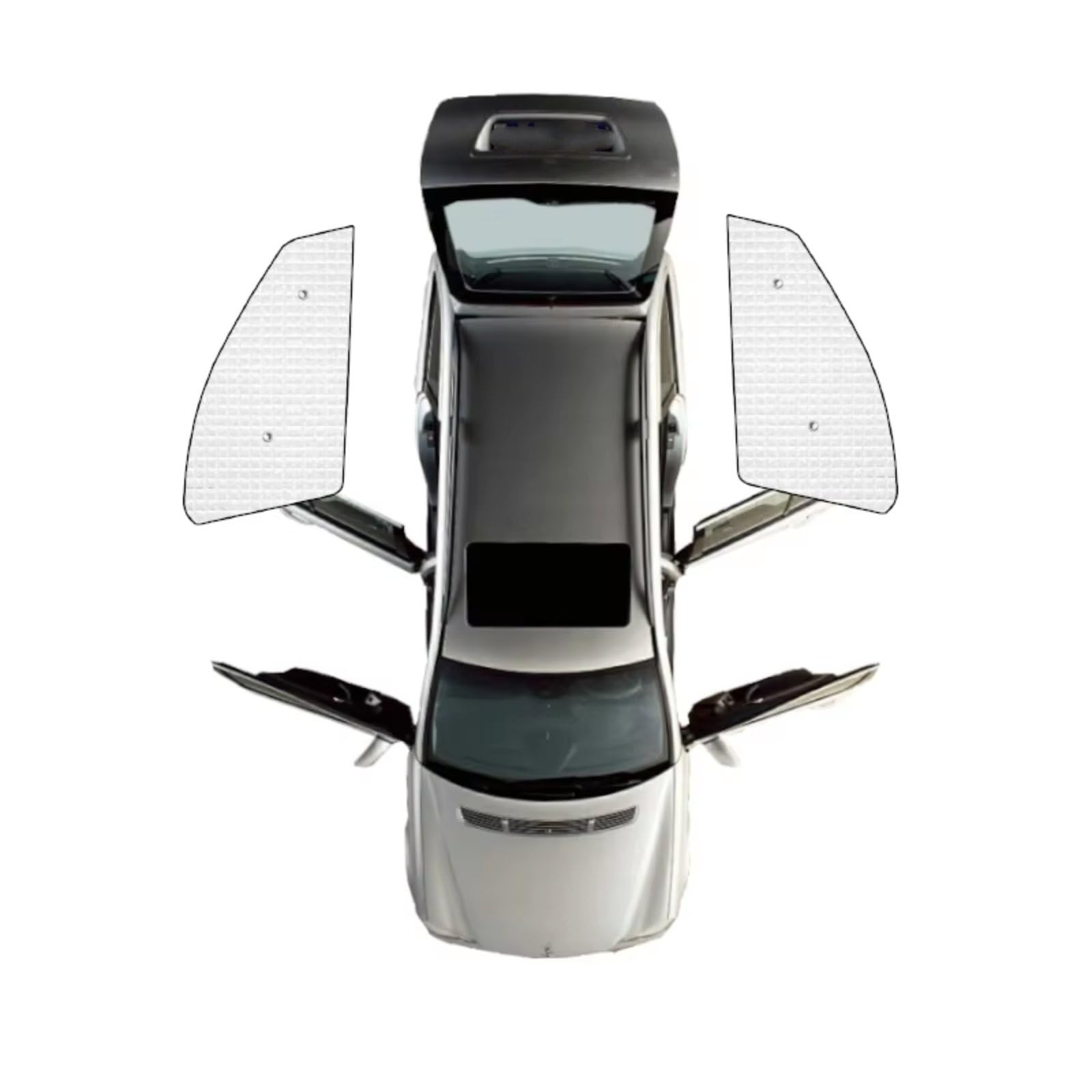 Sonnenschutz Auto Für Skoda Für Octavia 3 MK3 5E Für Limousine Für Kombi 2013~2019 Auto Windschutzscheibe Sonnenschutz Sonnenschutz UV-Schutz Visier Frontscheibenabdeckung(Rear Windows) von Ropaix