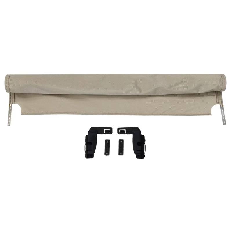 Sonnenschutz Auto Für Suzuki Für Vitara 2017 2018 2019 2020 2021 2022 2023 Auto Panorama Schiebedach Sonnenschirm Vorhang Rollo Frontscheibenabdeckung(Beige with Clips) von Ropaix