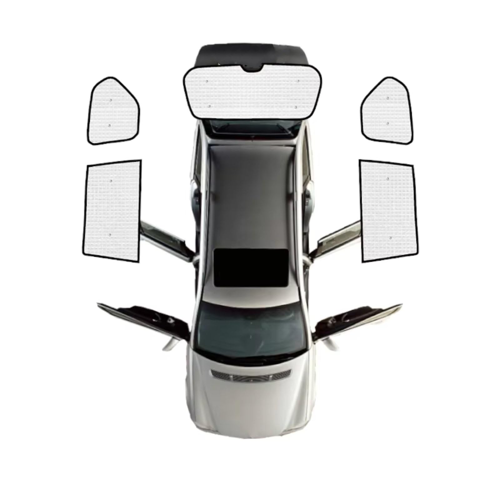 Sonnenschutz Auto Für Toyota Für Land Für Cruiser Für Prado 120 J120 LC120 FJ120 2003~2009 Auto Fenster Visier Auto Voll Deckt Sonnenschutz Frontscheibenabdeckung(Rear sunshades) von Ropaix