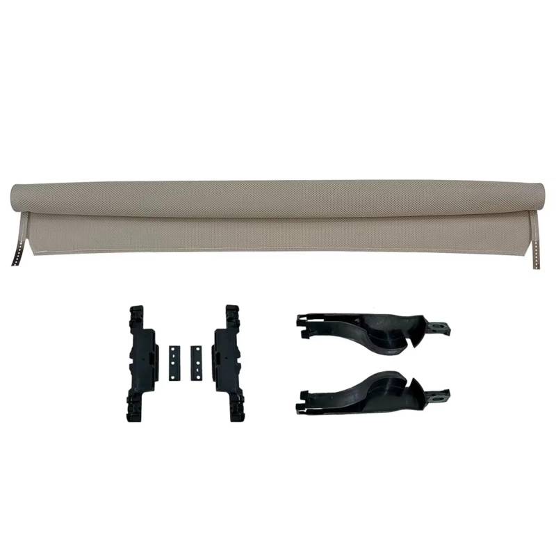 Sonnenschutz Auto Für VW Für Golf 7 2013 2014 2015 2016 2017 2018 5GG877307 Auto Panorama Schiebedach Sonnenschirm Vorhang Frontscheibenabdeckung(Beige b) von Ropaix