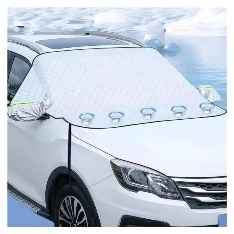 Sonnenschutz Auto Magnetischer Auto-Schneeschild Frostschutz Frostschutz Frontscheibe Sonnenschutz Verdickter Schneeschild Autoabdeckung Frontscheibenabdeckung von Ropaix