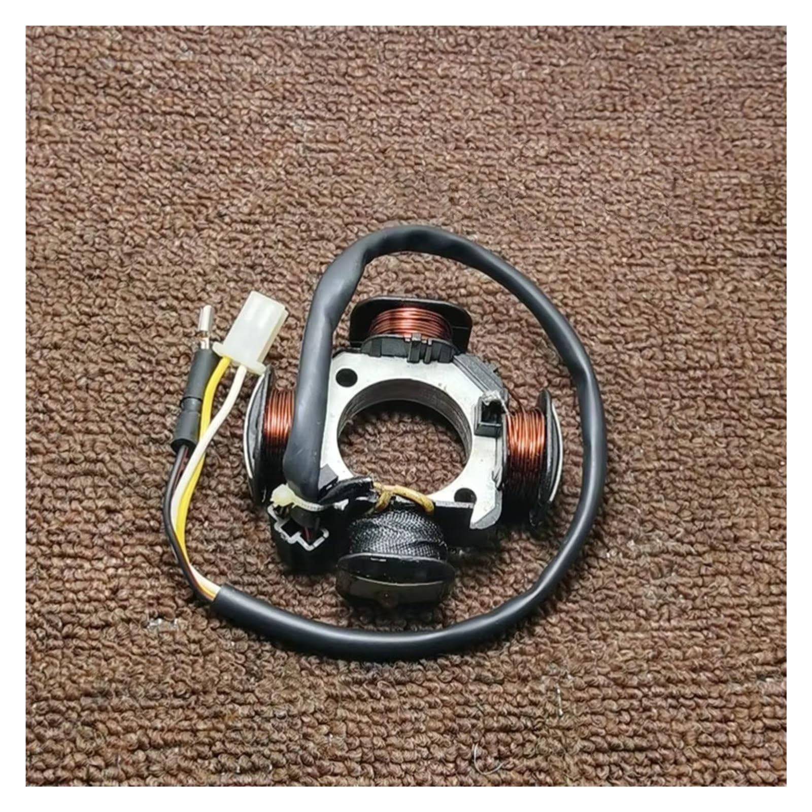 Stator Zündspule Für AG100 Für AG50 V100 SJ50 Leichte 4 Spule Racing Power Generator Tuning Upgrade Stator Spule Magneto Rotor Zündung Motorrad Stator Spule(B) von Ropaix