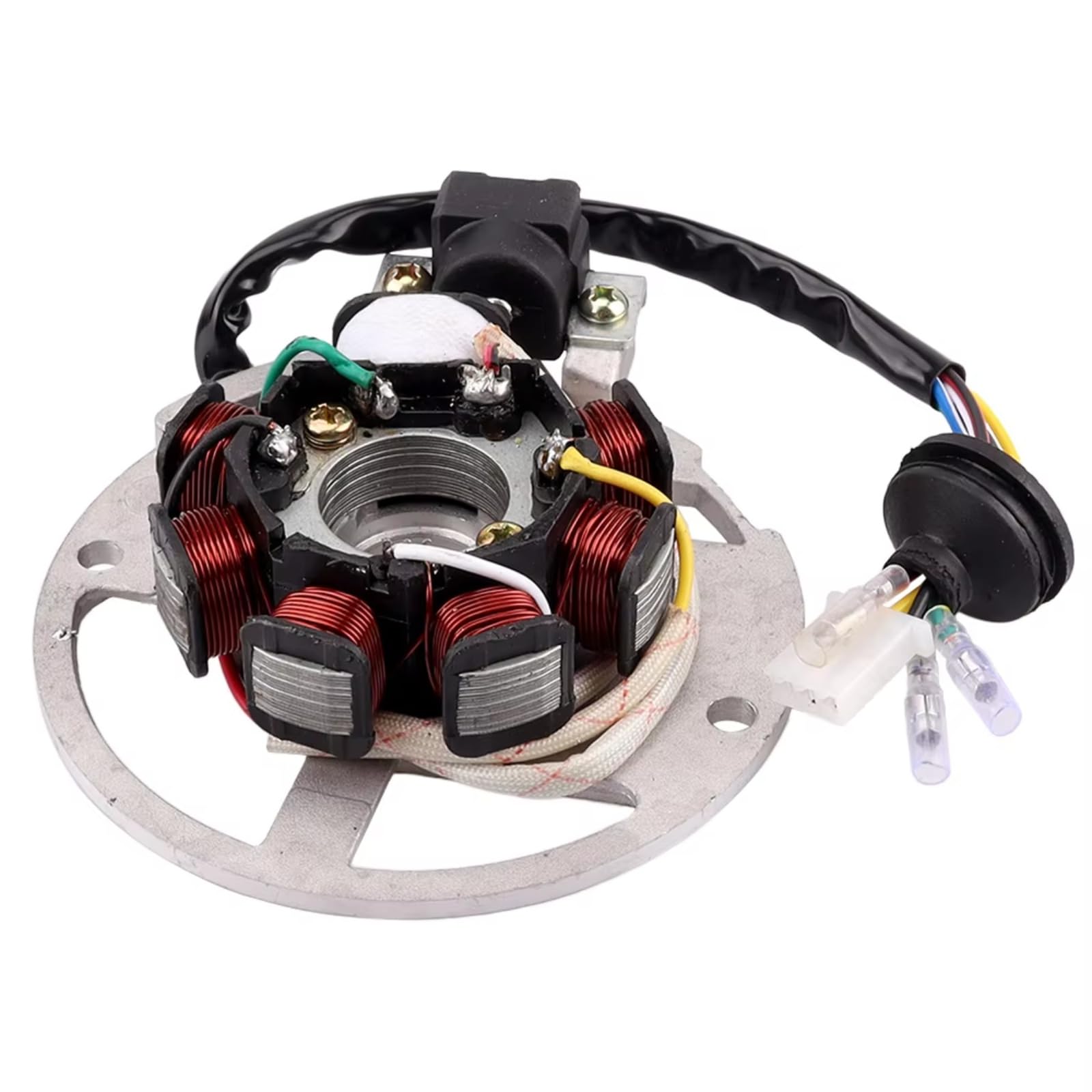 Stator Zündspule Für Jog 50 CG50 GY50 CE50 ATV Für Zuma CW50 YW50 Für 2 Hub Roller 5 Draht Stator Magneto Generator Motorrad Stator Spule Stator Zündspule Für Jog 50 CG50 GY50 CE50 ATV Für Zuma CW50 YW50 Für 2 Hub Roller 5 Draht Stator Magneto Generator Motorrad Stator Spule von Ropaix