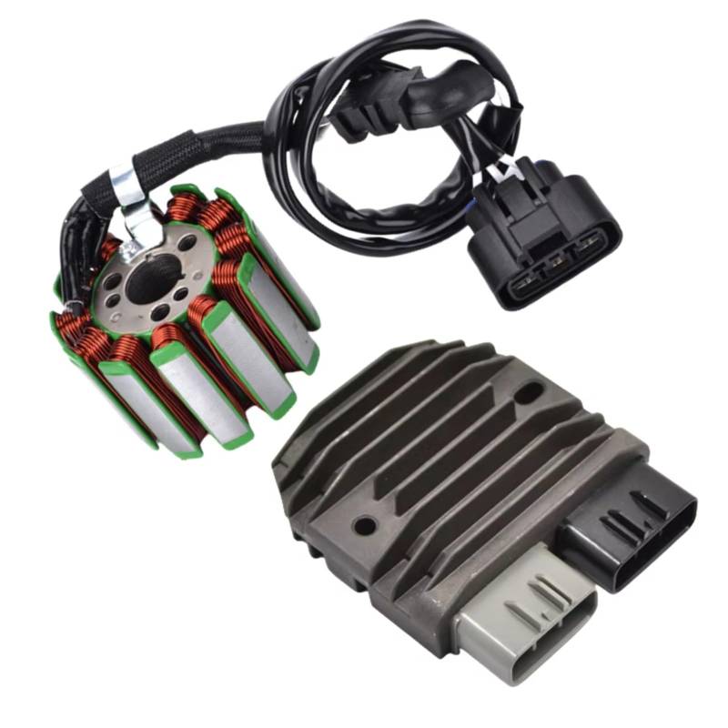 Stator Zündspule Für YZF R1 2004 2005 2006 2007 2008 FZ8 Für FZ8N 2011-2013 FZ1 2006-2010 Motorrad Stator Spule + Regler Rectifier Motorrad Stator Spule von Ropaix