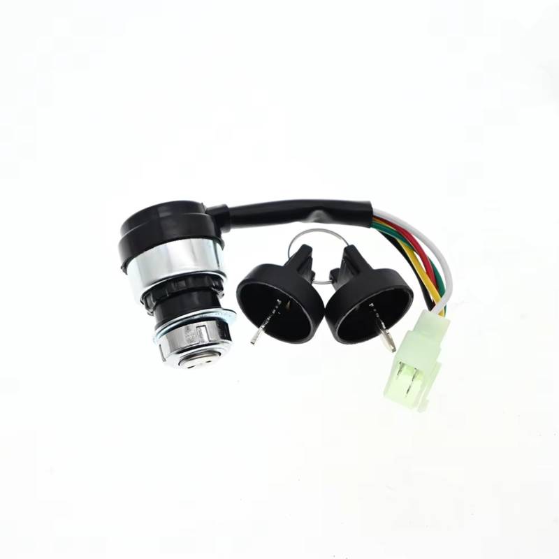 Zündschloss Motorrad Für ATV 50cc 125cc 250CC Dune Buggy Go Karts Universal Motorrad Fünf Pin Zündschlüssel Elektrische Türschloss Power Schalter Zündschalterbaugruppe von Ropaix
