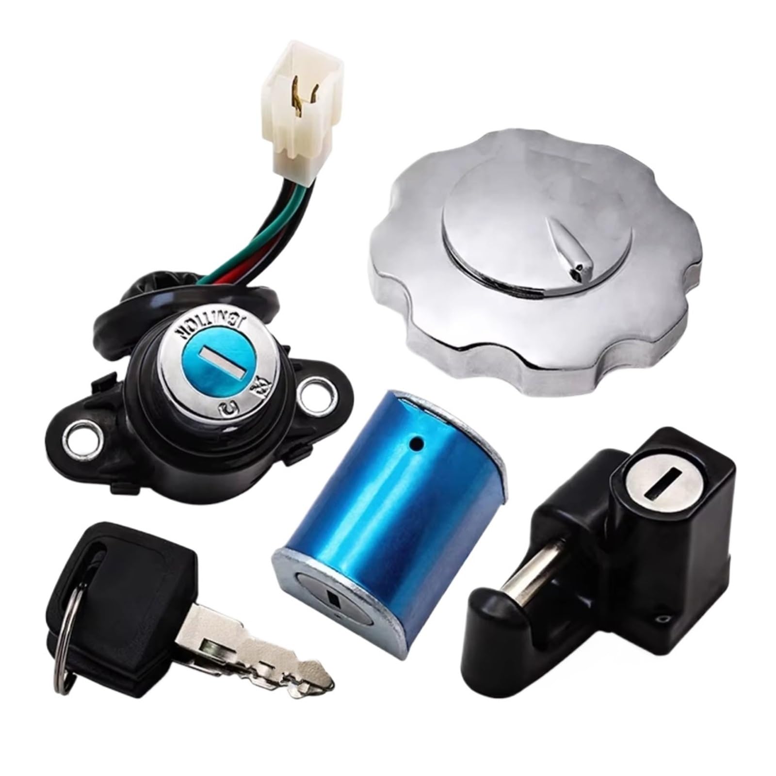 Zündschloss Motorrad Für Italika Ft125 Dt125 Ft150 Dt150 2015-2018 Ersatz Kit Motorrad Zündschlüssel Tankdeckel Sitz Schloss Zündschalterbaugruppe Zündschloss Motorrad Für Italika Ft125 Dt125 Ft150 Dt150 2015-2018 Ersatz Kit Motorrad Zündschlüssel Tankdeckel Sitz Schloss Zündschalterbaugruppe von Ropaix