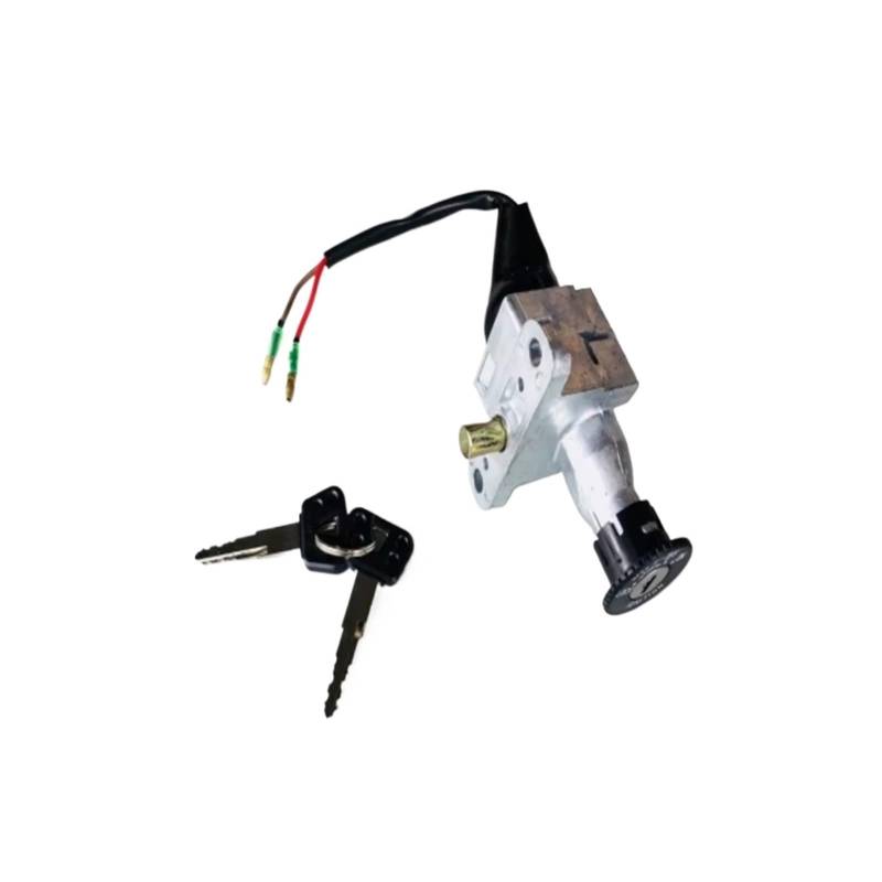 Zündschloss Motorrad Für JOG100 ZY100T LYM100T 100CC 2 Drähte Motorrad Roller Schalter Schlüssel Wasserhahn Schloss Kopf Schloss Elektrische Türschloss Zündschalterbaugruppe(JOG100 III) von Ropaix