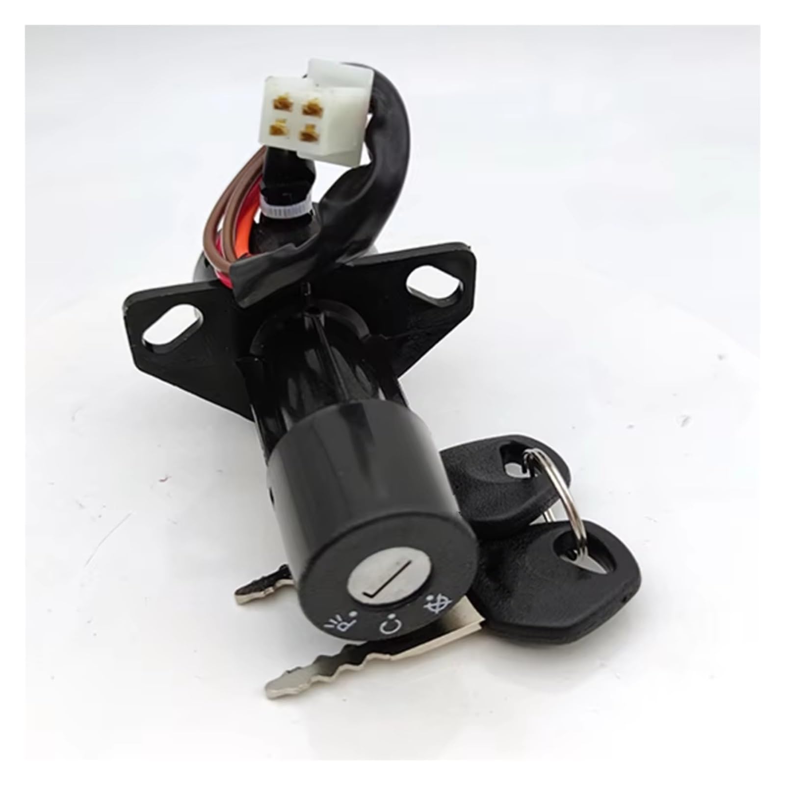Zündschloss Motorrad Für Suzuki GS125 HJ125-8 QJ125 4 Draht 6 Draht Tankdeckel Abdeckung Schlösser Motorrad Zündschlüssel Set Zündschalterbaugruppe(Switch 6 Wires) von Ropaix