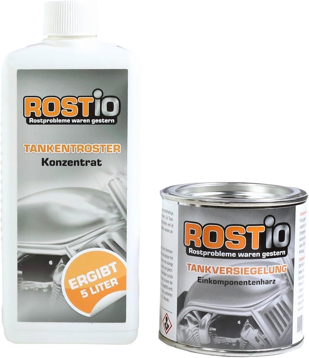 Rostio 0,5 Liter Tankentroster Plus 250ml Tankversiegelung Set von Rostio