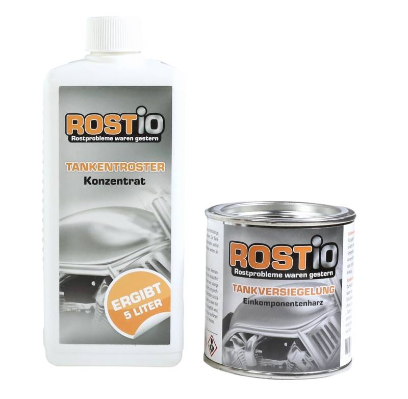 Rostio 0,5 Liter Tankentroster Plus 250ml Tankversiegelung Set von Rostio