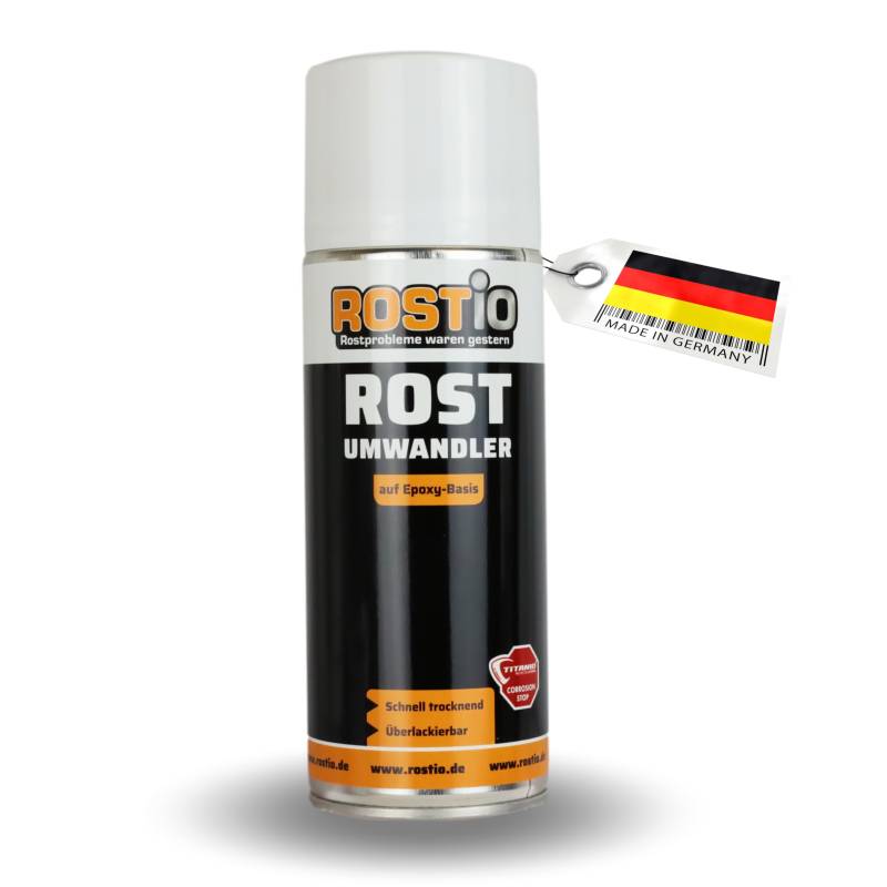 Rostio Epoxy Rostumwandler Spray 400ml Rostkonverter von Rostio