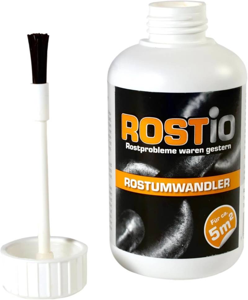 Rostio Rostumwandler & Grundierung | Rostkonverter mit Pinsel 250 ml von Rostio