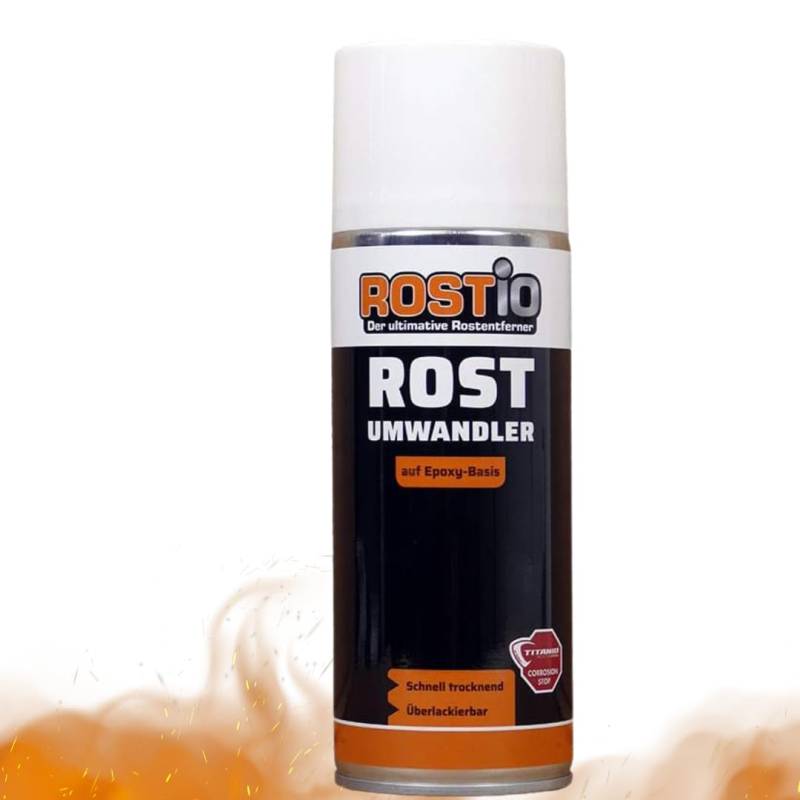 Rostio Epoxy Rostumwandler Spray 400ml Rostkonverter von Rostio