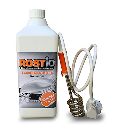 Rostio Tankentroster Konzentrat Plus Tank Tauchsieder | Tankentrostung leicht gemacht von Rostio